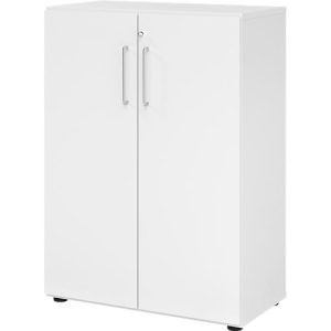 Schränke Breno, 3 OH, abschließbar, 28 kg je Boden, B 800 x T 420 x H 1100 mm, weiß/weiß Schränke Breno, 3 OH, abschließbar, 28 kg je Boden, B 800 x T 420 x H 1100 mm, weiß/weiß