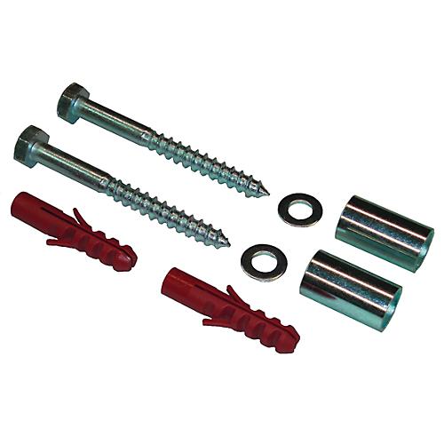 Schrauben-Set für Wandmontage von Aschenbechern, mit Zubehör, 10 x 100 mm
