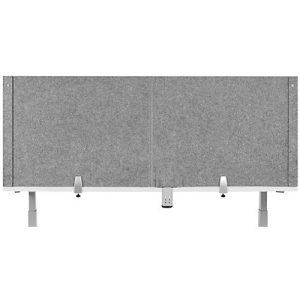 Schreibtisch-Akustik-Trennwand BE Safety Screen U-Form, ohne Acrylfenster, Dicke 10 mm, B 140 x T 80 x H 60 mm, hellgrau Schreibtisch-Akustik-Trennwand BE Safety Screen U-Form, ohne Acrylfenster, Dicke 10 mm, B 140 x T 80 x H 60 mm, hellgrau