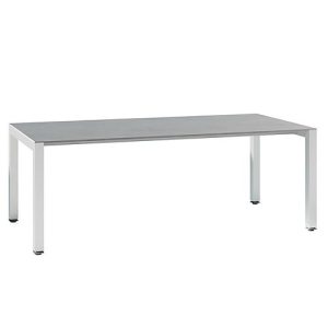 Schreibtisch SOLUS PLAY, 4-Fuß, höhenverstellbar, B 2000 x T 1000 x H 720 – 820 mm, Ceramic grey Schreibtisch SOLUS PLAY, 4-Fuß, höhenverstellbar, B 2000 x T 1000 x H 720 – 820 mm, Ceramic grey