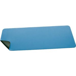 Schreibtischunterlage Sigel, beidseitig nutzbar, einrollbar, für alle Maustypen, B 800 x T 2 x H 300 mm, Kunstleder, blau-grün Schreibtischunterlage Sigel, beidseitig nutzbar, einrollbar, für alle Maustypen, B 800 x T 2 x H 300 mm, Kunstleder, blau-grün