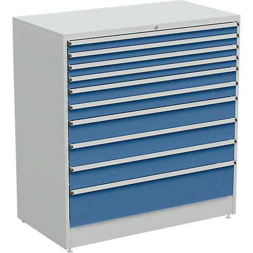 Schubladenschrank, 10 Schubladen, B 1330 x T 715 x H 1400 mm