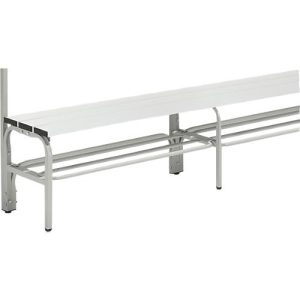 Schuhrost für Umkleidebank, Edelstahl, 1500 mm lang Schuhrost für Umkleidebank, Edelstahl, 1500 mm lang