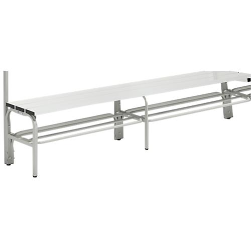 Schuhrost für Umkleidebank, Edelstahl, 2000 mm lang