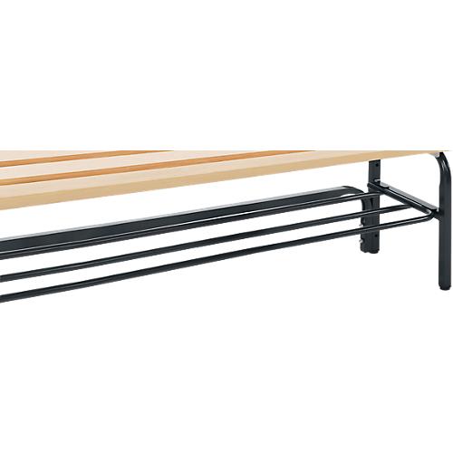 Schuhrost für Umkleidebank, Stahl, 1500 mm lang, anthrazit