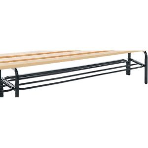 Schuhrost für Umkleidebank, Stahl, 2000 mm lang, anthrazit Schuhrost für Umkleidebank, Stahl, 2000 mm lang, anthrazit