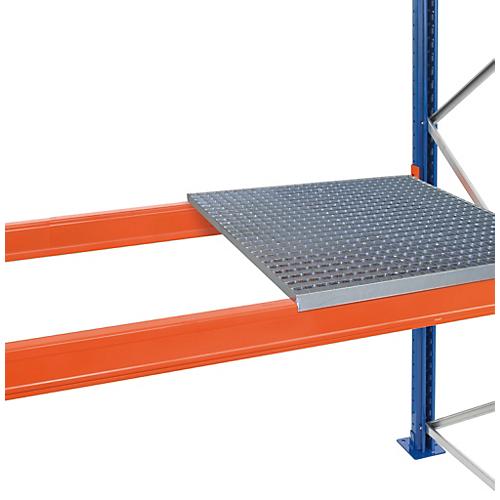 Schulte Lagertechnik Auflegbarer Gitterrost für Palettenregale, B 950 x T 1100 mm, für Holmtiefe 50 mm, verzinkt, 1 Stück