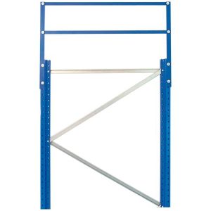Schulte Lagertechnik Diagonalstrebe für Rahmenfachwerke S625-A18, L 945 mm, für Rahmentiefe 800 mm, verzinkt Schulte Lagertechnik Diagonalstrebe für Rahmenfachwerke S625-A18, L 945 mm, für Rahmentiefe 800 mm, verzinkt