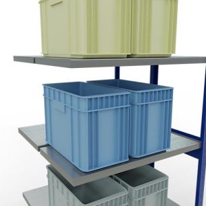 SCHULTE Lagertechnik Doppel-Anbauregal Stecksystem, MULTIPlus250, 3000x1000x(2×500) mm, 14 Böden, verzinkt SCHULTE Lagertechnik Doppel-Anbauregal Stecksystem, MULTIPlus250, 3000x1000x(2×500) mm, 14 Böden, verzinkt