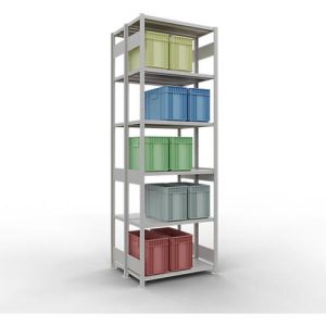 SCHULTE Lagertechnik – Doppel-Grundregal Stecksystem MULTIPlus250 – 3000x1000x(2×400) mm, 14 Böden, verzinkt SCHULTE Lagertechnik – Doppel-Grundregal Stecksystem MULTIPlus250 – 3000x1000x(2×400) mm, 14 Böden, verzinkt