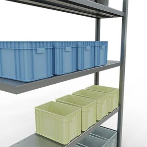 SCHULTE Lagertechnik Fachbodenregal – Stecksystem MULTIplus 250 Anbauregal – 2000x1300x300 mm, Typ 250 kg SCHULTE Lagertechnik Fachbodenregal – Stecksystem MULTIplus 250 Anbauregal – 2000x1300x300 mm, Typ 250 kg