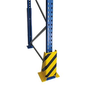 Schulte Lagertechnik Rammschutzecke U-Form für Palettenregale, H 400 mm, Öffnungsmaß 210 mm, gelb/schwarz Schulte Lagertechnik Rammschutzecke U-Form für Palettenregale, H 400 mm, Öffnungsmaß 210 mm, gelb/schwarz