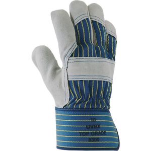 Schutzhandschuh uvex top grade 8300, Rindspaltleder/Baumwolle, EN 388: 4144 X, Gelenk- u. Knöchelschutz, 10 Paar, Größe 9 Schutzhandschuh uvex top grade 8300, Rindspaltleder/Baumwolle, EN 388: 4144 X, Gelenk- u. Knöchelschutz, 10 Paar, Größe 9