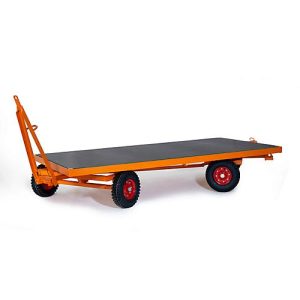 Schwerlastanhänger, 2-Achs-Drehschemel-Lenkung, Luftreifen, Tragkraft 5000 kg, 3000 x 1500 mm Schwerlastanhänger, 2-Achs-Drehschemel-Lenkung, Luftreifen, Tragkraft 5000 kg, 3000 x 1500 mm
