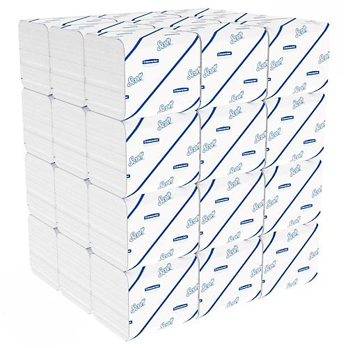 Scott® Toilettenpapier Control 8509, 2-lagig, Einzelblätter, 36 Päckchen á 220 Blatt, weiß
