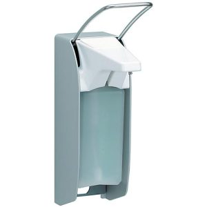 Seifenspender Ingo-Man, Wandmontage, manuell, bis 1000 ml, B 95 x T 170 x H 350 mm, Aluminium & Stahl, inkl. 500 ml Desinfektionsmittel Seifenspender Ingo-Man, Wandmontage, manuell, bis 1000 ml, B 95 x T 170 x H 350 mm, Aluminium & Stahl, inkl. 500 ml Desinfektionsmittel