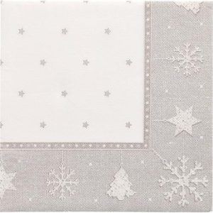 Servietten Papstar ‚ROYAL Collection‘, 20 Stück, 1/4-Falz, 400 x 400 mm, silber Servietten Papstar ‚ROYAL Collection‘, 20 Stück, 1/4-Falz, 400 x 400 mm, silber