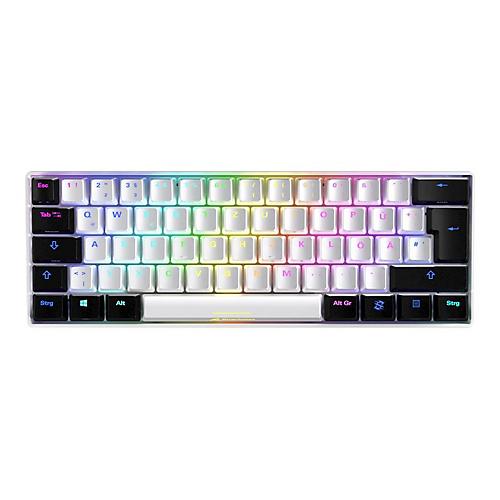 Sharkoon SKILLER SGK50 S4 - Tastatur - Hintergrundbeleuchtung - USB-C - Deutsch - Tastenschalter: Kailh Red