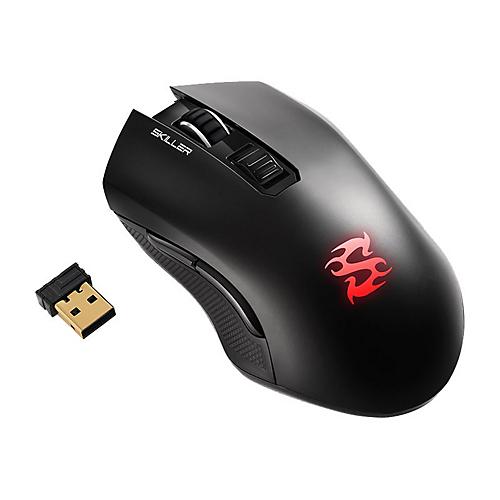 Sharkoon SKILLER SGM3 - Maus - USB, 2.4 GHz - Schwarz