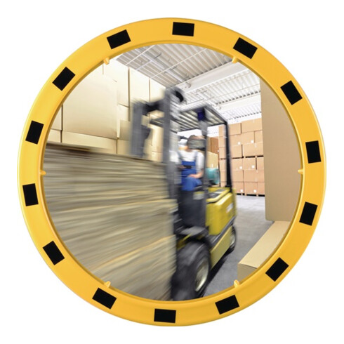 Sicherheits-/Verkehrsspiegel H910xB910mm D.800mm Acryl ca110Grad-Blickwinkel 22m