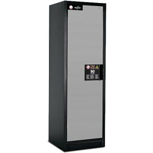 Sicherheitsschrank Typ 90 Asecos Q-CLASSIC-90 asecos, B 600 mm, Tür links, 3 Böden, asecos Silber Sicherheitsschrank Typ 90 Asecos Q-CLASSIC-90 asecos, B 600 mm, Tür links, 3 Böden, asecos Silber