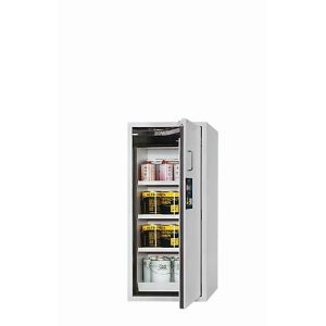 Sicherheitsschrank Typ 90 asecos S-PEGASUS-90, Flügeltür mit Schließ-Automatik, Anschlag rechts, Front Lichtgrau, B 596 x T 616 x H 1298 mm Sicherheitsschrank Typ 90 asecos S-PEGASUS-90, Flügeltür mit Schließ-Automatik, Anschlag rechts, Front Lichtgrau, B 596 x T 616 x H 1298 mm