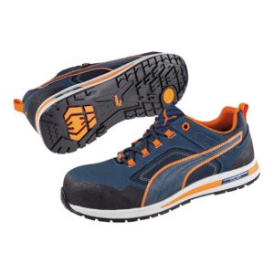 Sicherheitsschuh Crosstwist LOW Gr.43 blau/orange S3 HRO SRC EN20345 Leder PUMA Sicherheitsschuh Crosstwist LOW Gr.43 blau/orange S3 HRO SRC EN20345 Leder PUMA