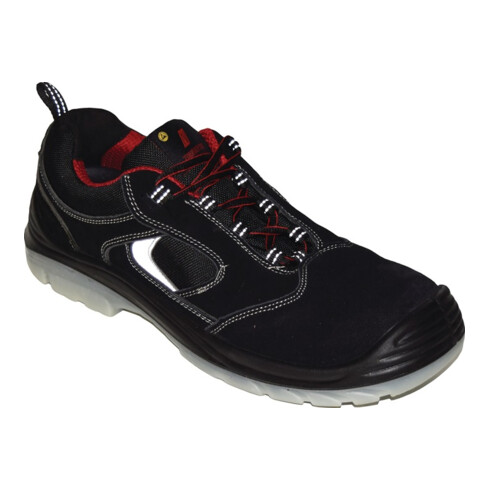 Sicherheitsschuh EASY STEP Gr.42 schwarz S1P SRC ESD EN20345 Leder NITRAS