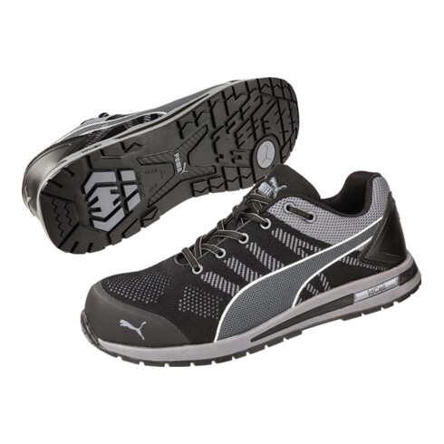 Sicherheitsschuh Elevate Knit BLACK LOW Gr.41 schw./grau S1P ESD HRO SRC EN20345