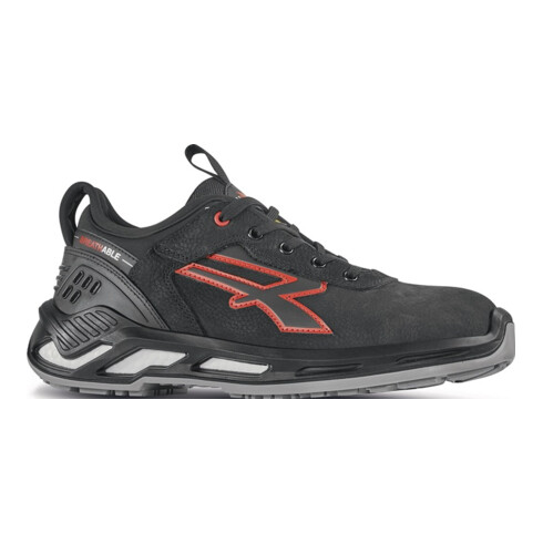 Sicherheitsschuh TUCKER Gr.41 schwarz/rot S3 CI SRC ESD EN20345 Leder U.POWER