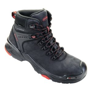 Sicherheitsstiefel Bailey Gr.42 schwarz/rot Leder S3 SRC HRO WR EN20345 BAAK Sicherheitsstiefel Bailey Gr.42 schwarz/rot Leder S3 SRC HRO WR EN20345 BAAK