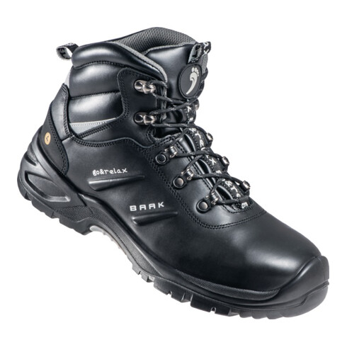 Sicherheitsstiefel Harrison Gr. 43 schwarz Leder S3 SRC ESD EN20345