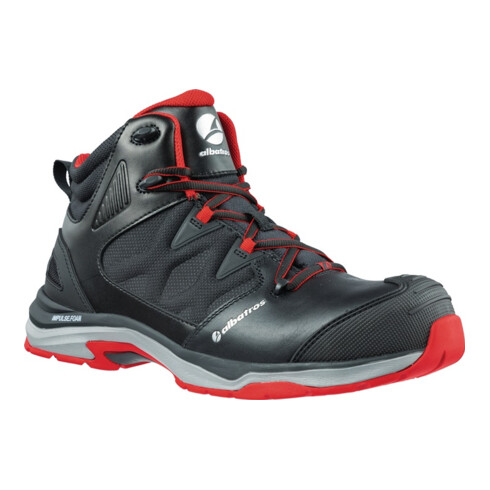 Sicherheitsstiefel ULTRATRAIL BLACK MID Gr.44 schwarz/rot Leder