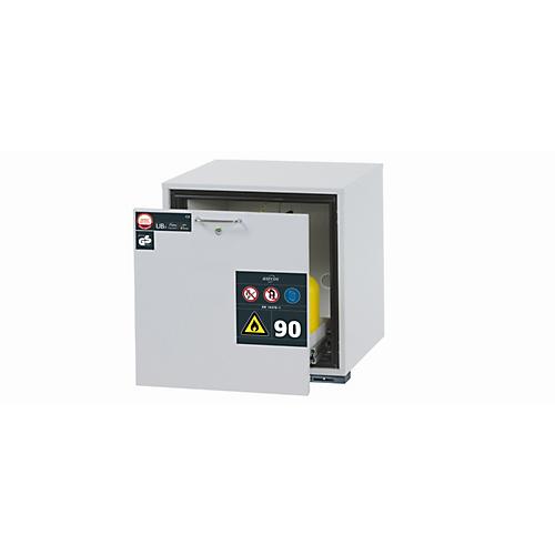 Sicherheitsunterbauschrank Typ 90 asecos UB-S-90, Schublade, Front Lichtgrau, B 593 x T 502 x H 600 mm