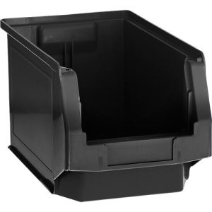 Sichtlagerkasten LF 321, ESD-leitfähig, schwarz, Außenmaße L 343 x B 209 x H 145 mm, Inhalt 7,5 L Sichtlagerkasten LF 321, ESD-leitfähig, schwarz, Außenmaße L 343 x B 209 x H 145 mm, Inhalt 7,5 L