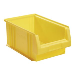 Sichtlagerkasten PLK L330xB213xH150mm PP gelb LA-KA-PE Sichtlagerkasten PLK L330xB213xH150mm PP gelb LA-KA-PE