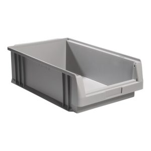 Sichtlagerkasten PLK L500xB315xH150mm PP grau LA-KA-PE Sichtlagerkasten PLK L500xB315xH150mm PP grau LA-KA-PE