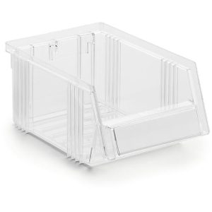 Sichtlagerkasten Treston Serie 1015, Polystyrol, L 165 x B 105 x H 75 mm, 0,6 L, transparent Sichtlagerkasten Treston Serie 1015, Polystyrol, L 165 x B 105 x H 75 mm, 0,6 L, transparent