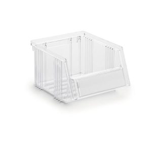 Sichtlagerkasten Treston Serie 1520, Polystyrol, L 192 x B 149 x H 105 mm, 1,5 L, transparent Sichtlagerkasten Treston Serie 1520, Polystyrol, L 192 x B 149 x H 105 mm, 1,5 L, transparent