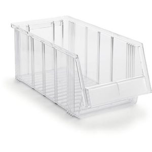 Sichtlagerkasten Treston Serie 1940, Polystyrol, L 400 x B 186 x H 156 mm, 7,2 L, transparent Sichtlagerkasten Treston Serie 1940, Polystyrol, L 400 x B 186 x H 156 mm, 7,2 L, transparent
