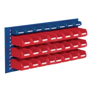 Sichtlagerkastenset H450xB1000xT250mm STA/PE blau+rot 24xGr.7 rot/8xGr.8blau Sichtlagerkastenset H450xB1000xT250mm STA/PE blau+rot 24xGr.7 rot/8xGr.8blau