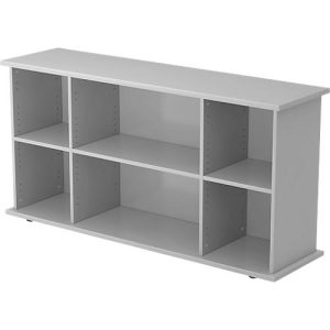 Sideboard TARA, B 1661 x T 448 x H 840 mm, lichtgrau Sideboard TARA, B 1661 x T 448 x H 840 mm, lichtgrau