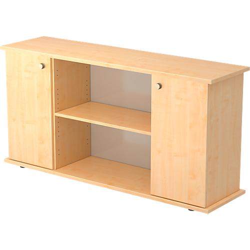 Sideboard ULM, H 840 x B 1661 x T 448 mm, Ahorn-Dekor