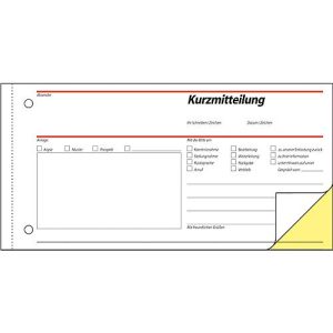 sigel® Kurzmitteilung SD008, 1/3 DIN A3 quer, 2 x 40 Blatt sigel® Kurzmitteilung SD008, 1/3 DIN A3 quer, 2 x 40 Blatt
