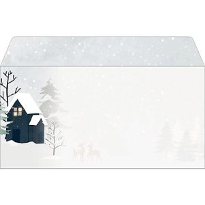 Sigel Umschläge ‚Cozy Christmas‘, DIN lang, 90 g/m², 25 Stück Sigel Umschläge ‚Cozy Christmas‘, DIN lang, 90 g/m², 25 Stück