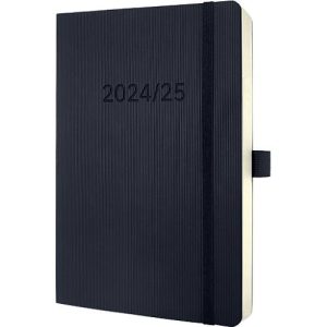 Sigel Wochen-Notiz-Kalender Conceptum 2024/2025, 256 Seiten, kariert, Softwave-Oberfläche, DE/EN/FR/NL, schwarz Sigel Wochen-Notiz-Kalender Conceptum 2024/2025, 256 Seiten, kariert, Softwave-Oberfläche, DE/EN/FR/NL, schwarz