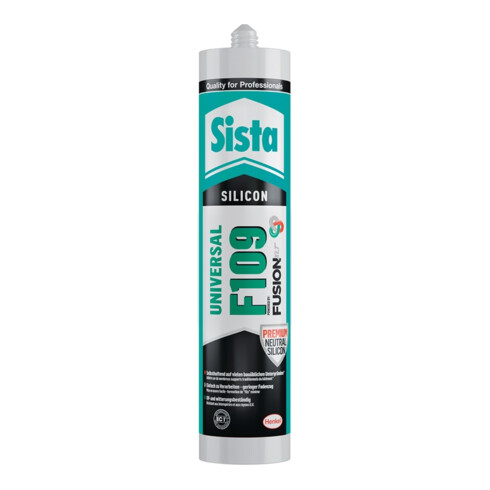 Silikondichtstoff F109 Fusion transp.300 ml Kartusche SISTA