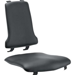 Sintec Wechselpolster, mit Lendenbausch, Kunstleder, Stamskin Top schwarz Sintec Wechselpolster, mit Lendenbausch, Kunstleder, Stamskin Top schwarz