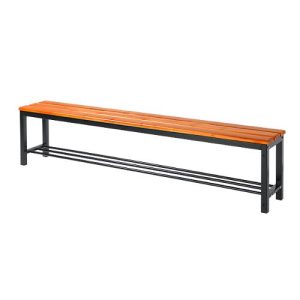 Sitzbank mit Schuhrost, 2000 mm breit Sitzbank mit Schuhrost, 2000 mm breit