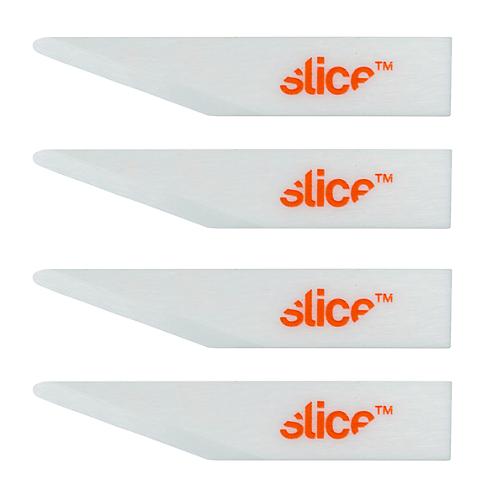 Slice Keramik Ersatzklingen, geradkantige Klinge, für Tapeziermesser, 4er Set